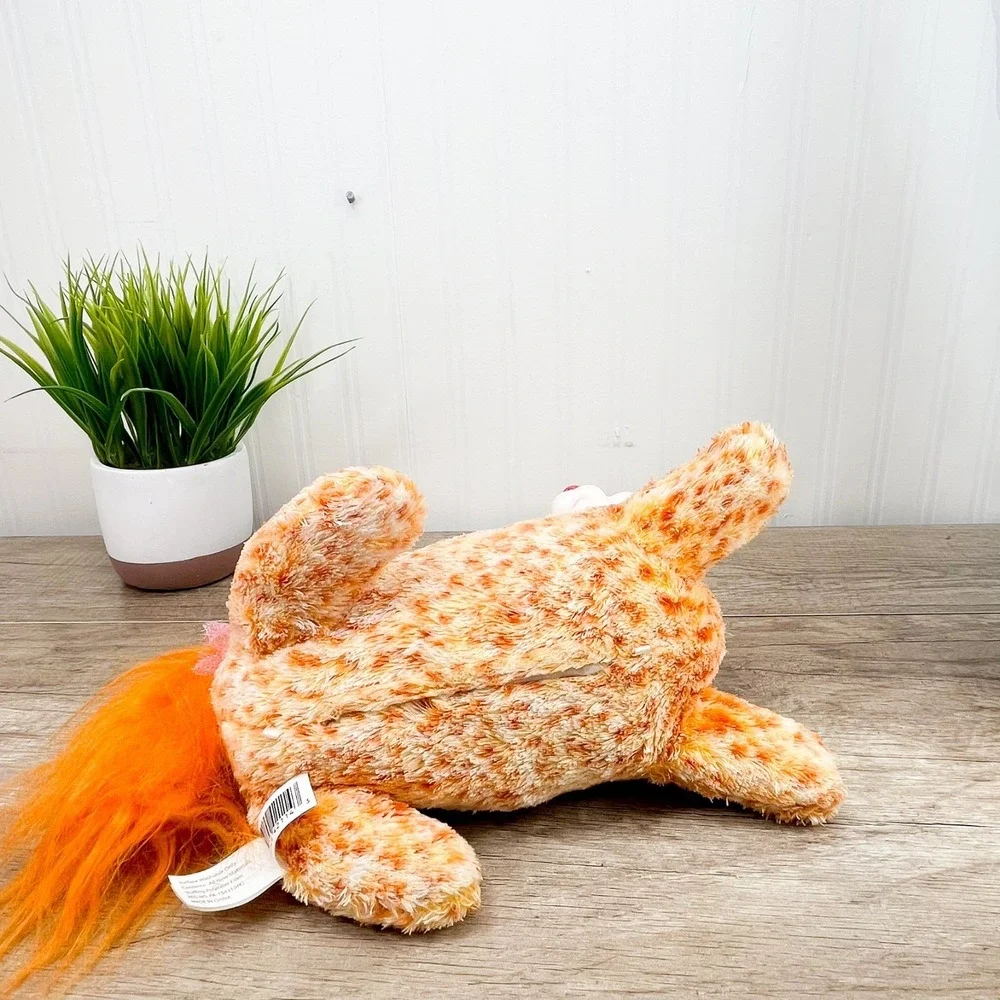 Vintage Kitty Surprise Just‎ Play Plush Cat Autumn Orange Green Eyes 12-14